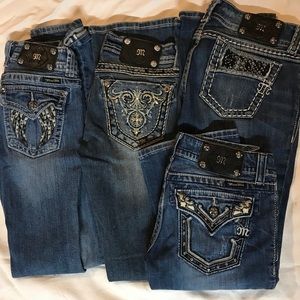 4 pairs of miss me jeans one price